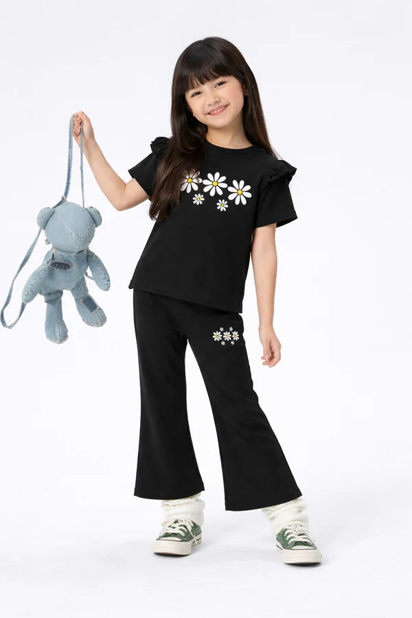 Frill Chrysanthem Summer Trouser & Shirt