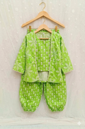 Green Floral Three Piece Co-ord Set