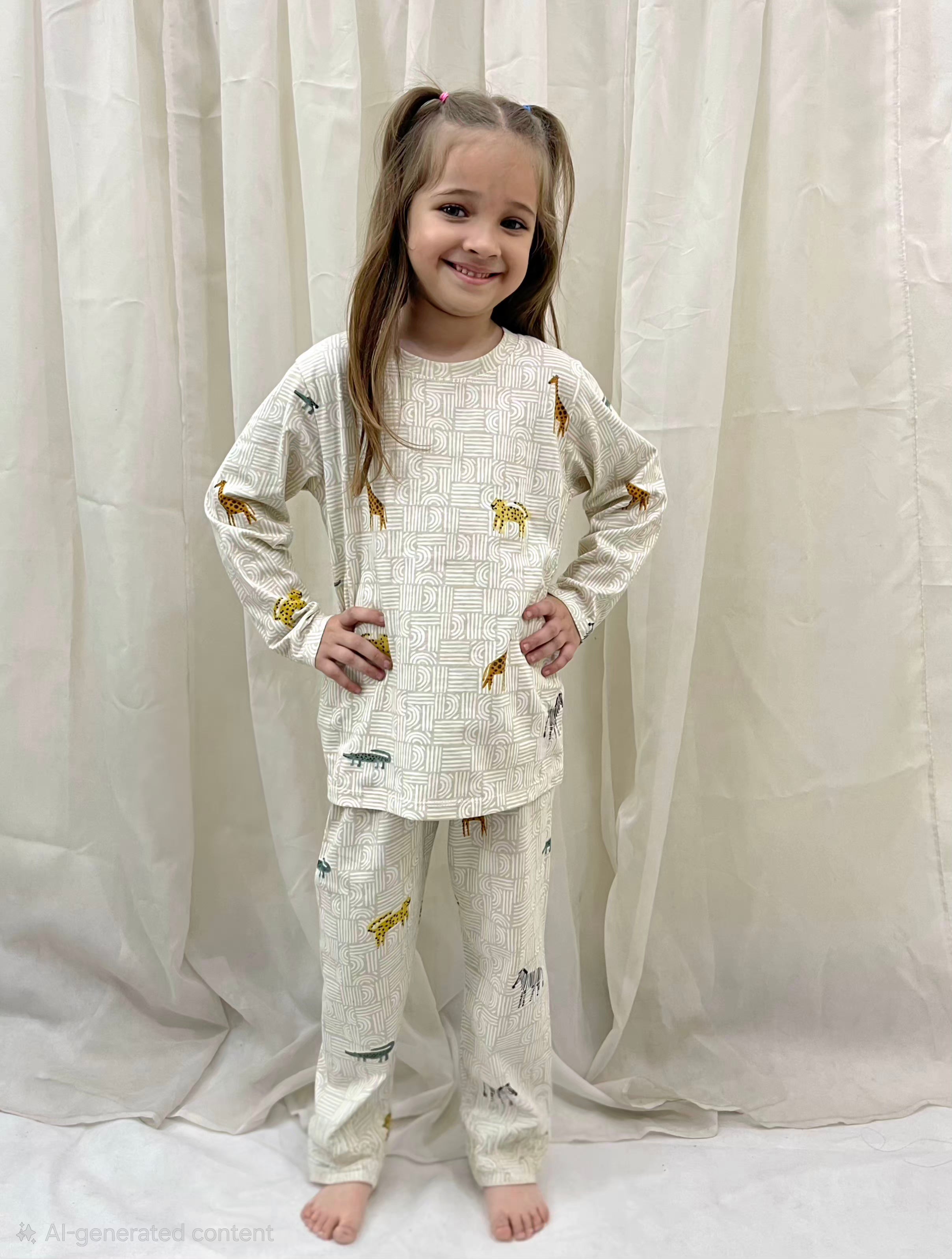 Unisex Safari Pajama set