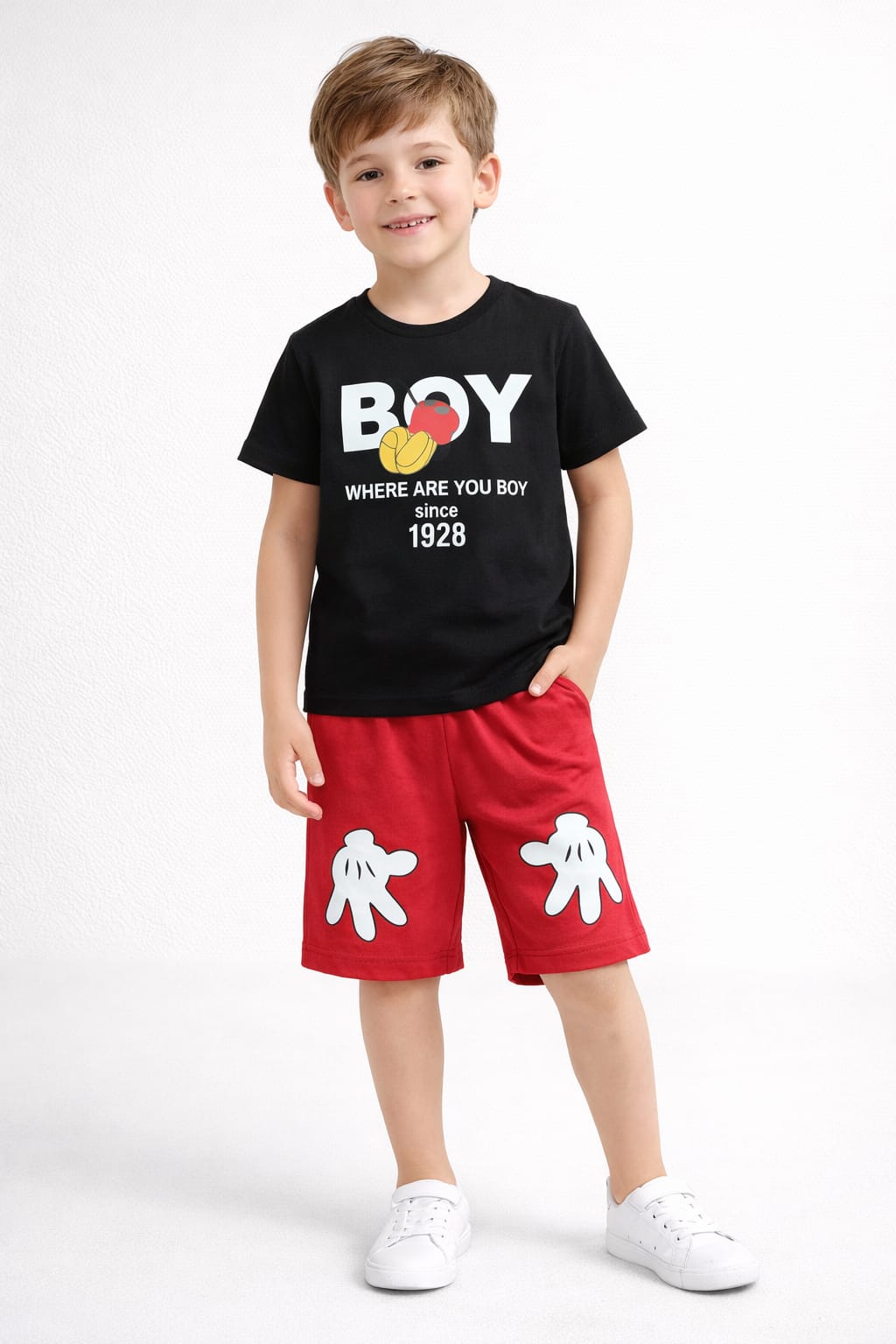 Red and Black Knicker Shirt