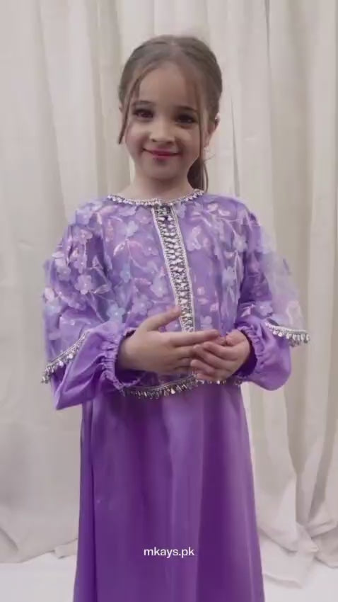 Floral cape Lavender Frock