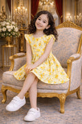 Yellow Floral Frock